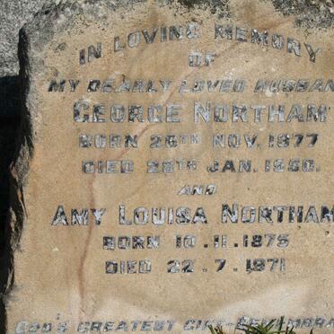 NORTHAM George 1877-1950 &amp; Amy Louisa 1875-1971