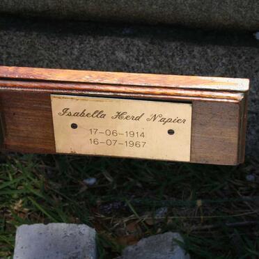 NAPIER Isabella Herd 1914-1967