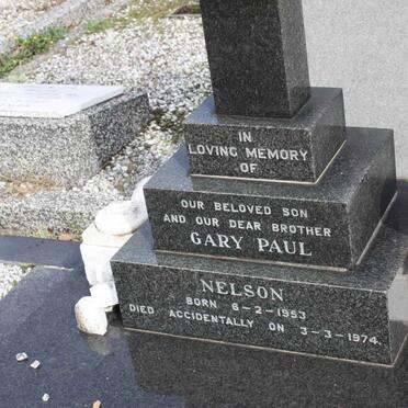 NELSON Gary Paul 1953-1974