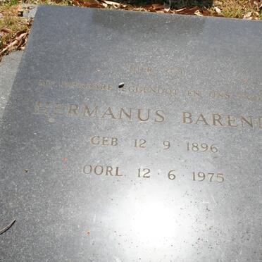 NIEKERK Barend Hermanus, van 1896-1975