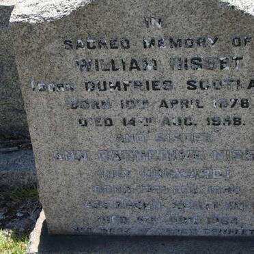 NISBET William 1878-1958 :: NISBETT Ann Catherine nee DURWARD1890 -1964