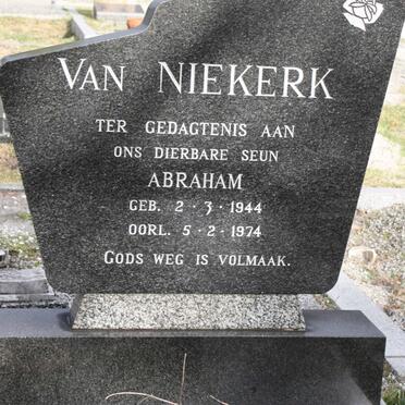 NIEKERK Abraham, van 1944-1974