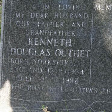 OUTHET Kenneth Douglas 1924-1982