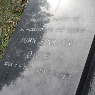 OGLE John Finbarr 1927-1973