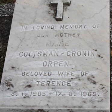 ORPEN Marie Coltsman Cronin 1905-1969