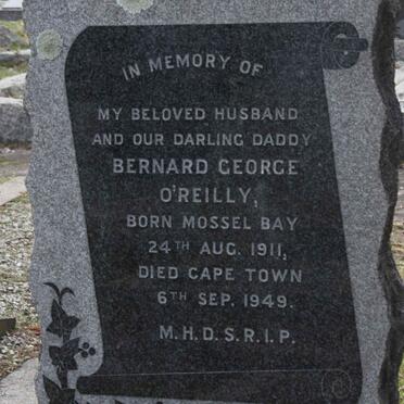 O'REILLY Bernard George 1911-1949