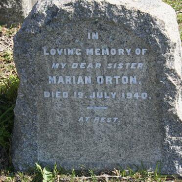 ORTON Marian -1940