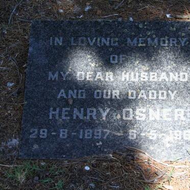 OSNER Henry 1897-1963