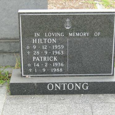 ONTONG Patrick 1936-1988 :: ONTONG Hilton 1959-1963 