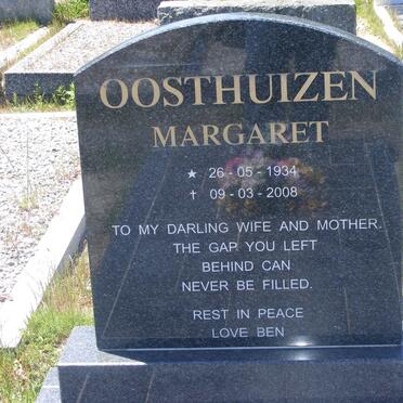 OOSTHUIZEN Margaret 1934-2008