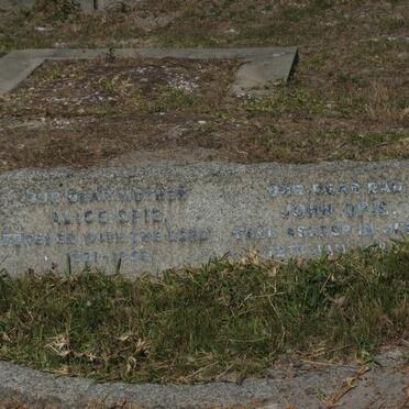 OPIE John -19?? &amp; Alice 1881-1956