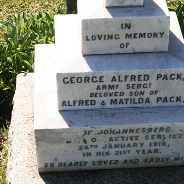 PACK George Alfred -1916