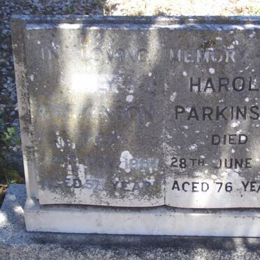 PARKINSON Harold -1982 &amp; ?ly -1964