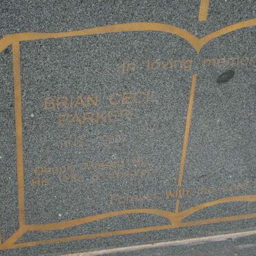 PARKER Brian Cecil 1918-2007
