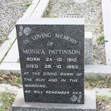 PATTINSON Monica 1910-1965
