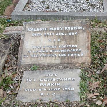 PARKIN Valerie Mary -1960 :: PARKIN Ivy Constance -1970