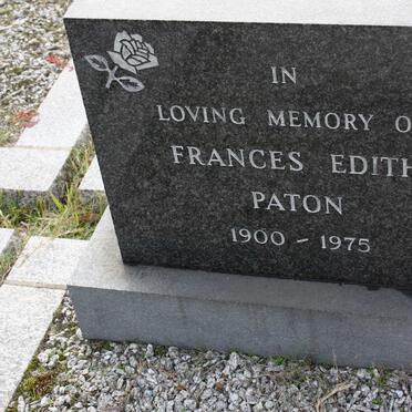 PATON Frances Edith 1900-1975