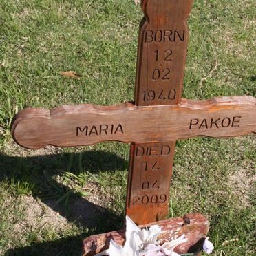 PAKOE Maria 1940-2009