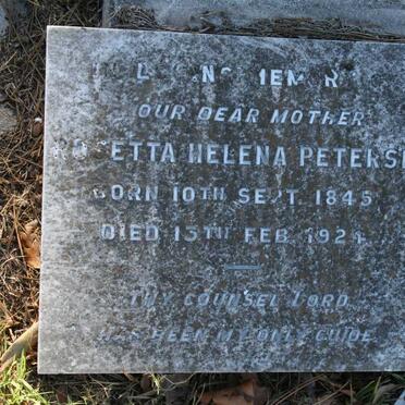 PETERSEN Rosetta Helena 1845-1921