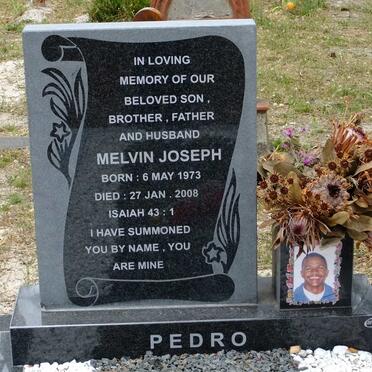 PEDRO Melvin Joseph 1973-2008