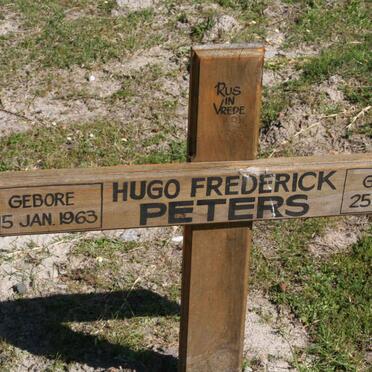 PETERS Hugo Frederick 1963-2009