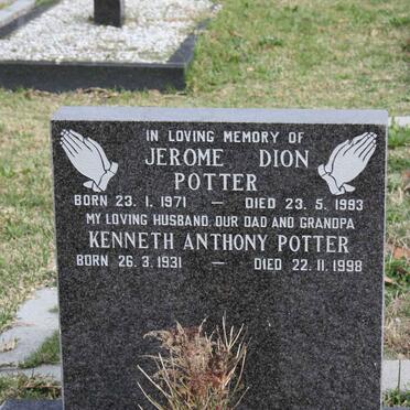 POTTER Kenneth Anthony 1931-1998 :: POTTER Jerome Dion 1971-1993