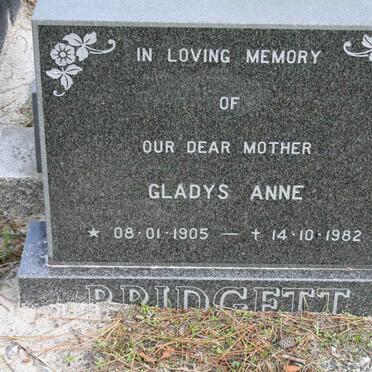 PRIDGETT Gladys Anne 1905-1982