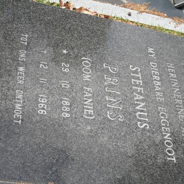 PRINS Stefanus 1888-1966