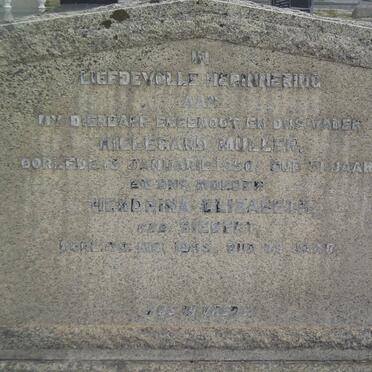 PREEZ Hillegard Muller, du  -1950 &amp; Hendrina Elizabeth SIEBERT -1959