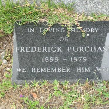 PURCHASE Frederick 1899-1979