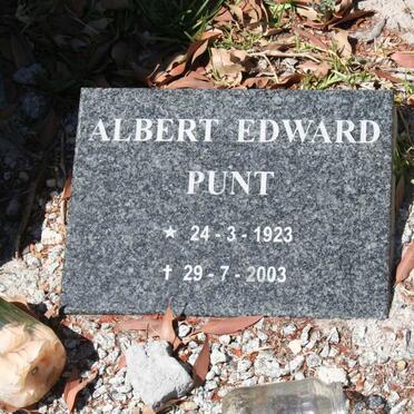 PUNT Albert Edward 1923-2003