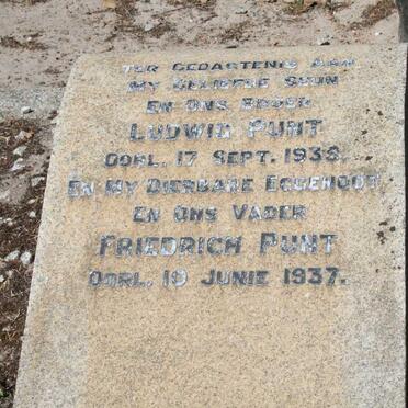 PUNT Friederich -1937 :: PUNT Ludwig -1935