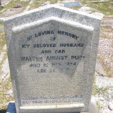 PUNT Walter August -1958