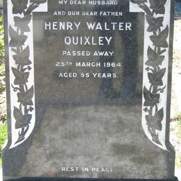 QUIXLEY Henry Walter -1964