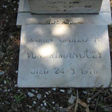 RIMANOCZY Carlo H., von -1976