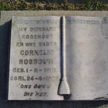ROSSOUW Cornelis 1916-1962