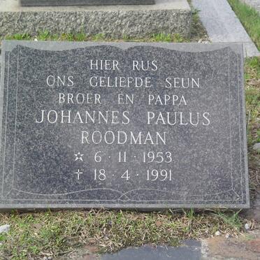 ROODMAN Johannes Paulus 1953-1991
