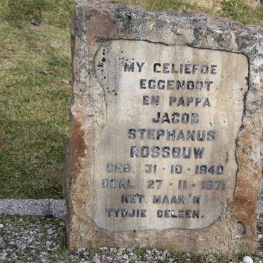 ROSSOUW Jacob Stephanus 1940-1971
