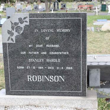 ROBINSON Stanley Harold 1914-1968