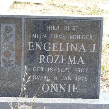 ROZEMA Engelina J. 1907-1976 :: Onnie