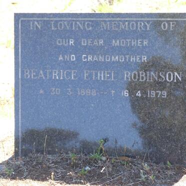 ROBINSON Beatrice Ethel 1888-1979