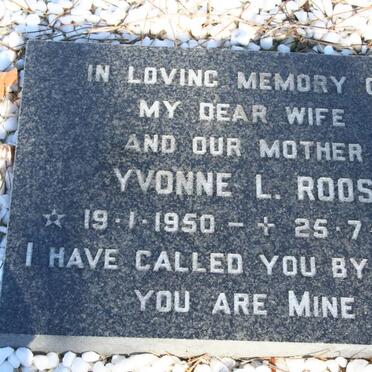 ROOS Yvonne L. 1950-1993