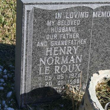 ROUX Henry Norman, le 1926-1998