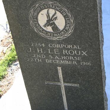ROUX J.H., le -1916