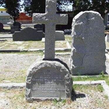 ROOS George William Holt 1891-1952 &amp; Aletta Elizabeth 1886-1953