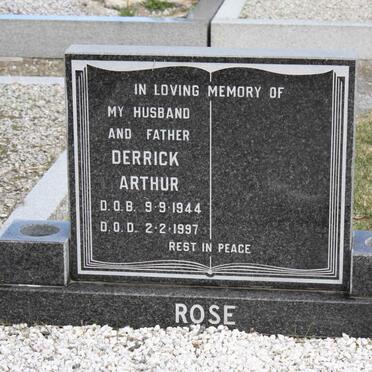 ROSE Derrick Arthur 1944-1997