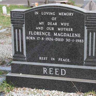 REED Florence Magdalene 1926-1983