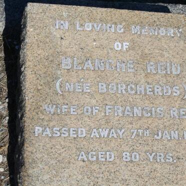 REID Blanche nee BORCHERDS -1963