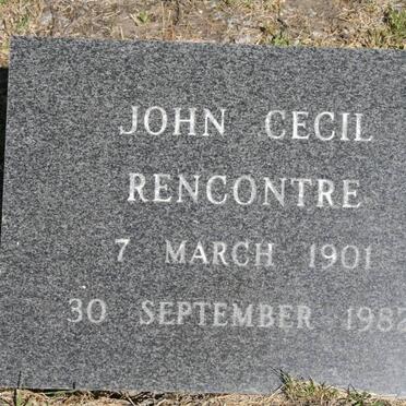 RENCONTRE John Cecil 1901-1982