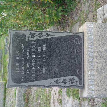 RENSBURG Philippus Rudolf, Janse van 1915-1969